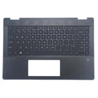 Notebook keyboard for HP X360 14-DH with topcase pulled - thumbnail