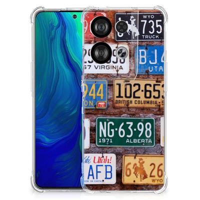 OPPO Reno8 Anti-shock Hoesje met foto Kentekenplaten