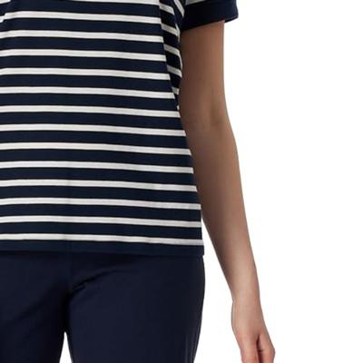 Dames pyjama korte mouw - Casual Essentials - Katoenen capri pyjama