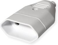 Bachmann 900.005 Eurokoppeling Kunststof 230 V Wit IP20 - thumbnail