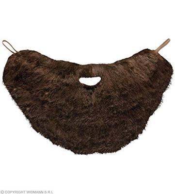 Baard met snor bruin