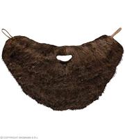 Baard met snor bruin - thumbnail