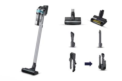 Samsung Jet 75E Turbo VS20B75AGR1/WA Steelstofzuiger zonder zak Groen