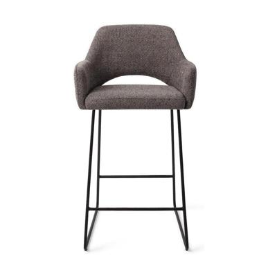 Jesper Home Yanai barkruk H65 Amazing Grey slide black