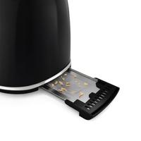 Vintage broodrooster voor 2 sneetjes - SWEISS - GRS9 - 850 W - Verstelbare thermostaat - Zwart - thumbnail