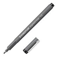 Staedtler pigment liner fineliner, ronde punt, schrijfbreedte 1,2 mm zwart - thumbnail