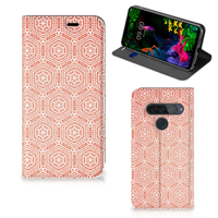 LG G8s Thinq | Hoesje met Magneet | Pattern Orange - thumbnail