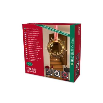 Konstsmide 6218-200 Deurkrans met verlichting Krans Warmwit LED Wit