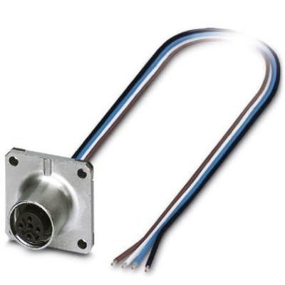 Phoenix Contact 1420003 Sensor/actuator inbouwconnector M12 Aantal polen (sensoren): 4 Bus, inbouw 0.50 m 1 stuk(s)
