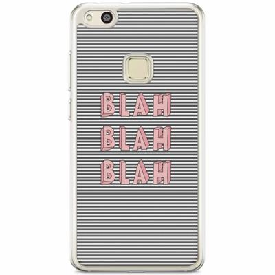 Huawei P10 Lite siliconen hoesje - Blah blah blah