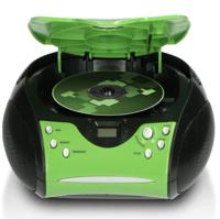 Lenco SCD-24 Boombox Groen/Zwart - thumbnail