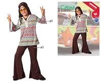 Kostuums voor Kinderen Hippie - Maat: 3-4 Jaar - Maat: 3-4 Jaar - thumbnail