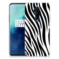 OnePlus 7T Pro | TPU Hoesje | Zebra - thumbnail