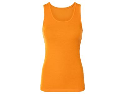 esmara Dames geribbelde top (Oranje, S (36/38))