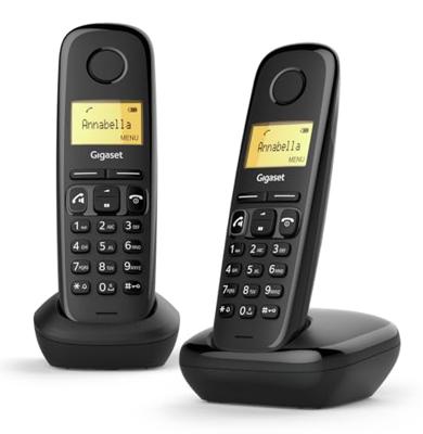 Draadloze telefoon Gigaset L36852-H2812-D201 Zwart Amber