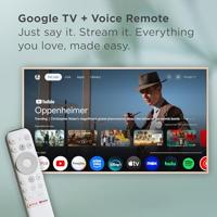 TCL 75-inch klasse QLED 4K Smart NXTFrame TV met Google TV (75A300W, model 2024) Dolby Vision HDR & Dolby Atmos, ingebouwde Google Assistant met spraakafstandsbediening, werkt met Alexa, streaming - thumbnail