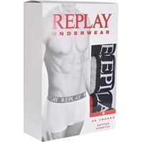 Replay - 3-pack Boxershort - Zwart/Grijs/Rood - Maat XL - thumbnail