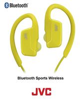 HA-EC30BT - In-ear hoofdtelefoons met micro - inwendig - bevestiging over het oor - Bluetooth - draadloos - geel - thumbnail