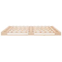 Palletbed massief grenenhout 140x200 cm - thumbnail