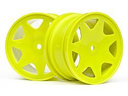Ultra 7 wheels yellow 35mm (2pcs)