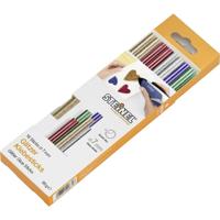Steinel KLEBESTICKS 7MM GLITZER 96GR Lijmstick 7 mm 150 mm Goud, Zilver, Groen, Blauw, Rood 0.097 kg 16 stuk(s) - thumbnail
