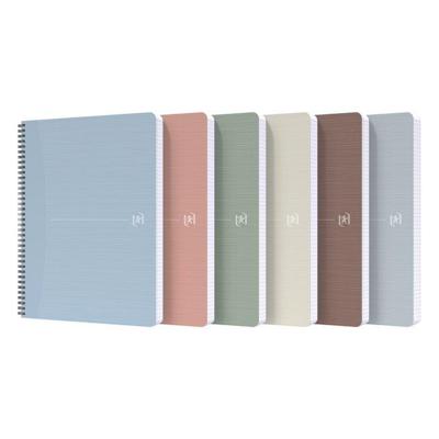 Spiraalblk oxf my rec up a4 lijn 180pag 80gr ass | 5 stuks