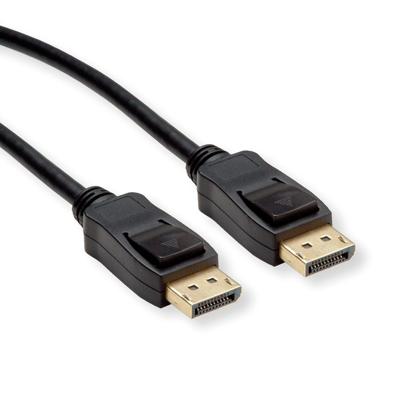 VALUE DisplayPort Kabel, DP v1.3/v1.4, M/M, zwart, 1,5 m VALUE DisplayPort Kabel, DP v1.3/v1.4, M/M, zwart, 1,5 m