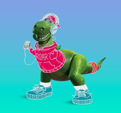 Komar Into Adventure Fotobehang Disney - Toy Story - Roar - IADX6-030