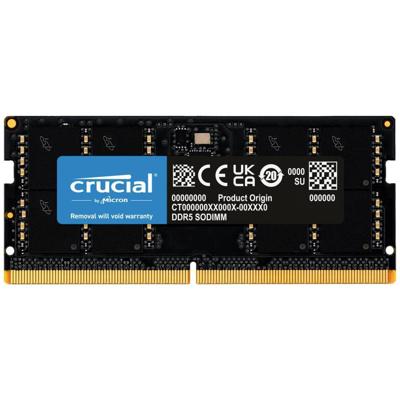 Crucial CT32G48C40S5 Werkgeheugenmodule voor laptop DDR5 32 GB 1 x 32 GB 4800 MHz 262-pins SO-DIMM CL40 CT32G48C40S5