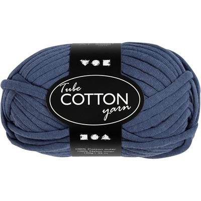 Creativ Company Textielgaren, l: 45 m, donkerblauw, 100 gr/ 1 bol