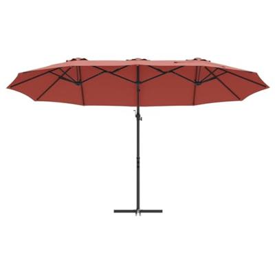 Tuin Cantilever Parasol Terracotta 372 x 198 x 243 cm