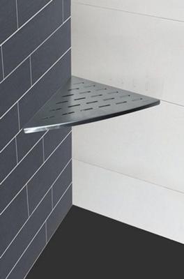 Hoekplanchet Wiesbaden Driehoek 29x29 cm RVS