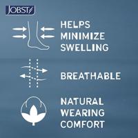 Jobst Travel Socks Zwart 45-46 - thumbnail