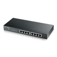 Zyxel GS1900-8 Managed L2 Gigabit Ethernet (10/100/1000) Zwart - thumbnail