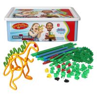 Clics Spaghetteez flexibele bouwstaafjes in opbergbox, 200dlg. - thumbnail