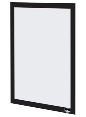 Nobo zelfklevend magnetisch kader A4, zwart, pak van 2 stuks