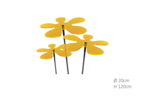 3 stuks! Zonnevangers Lotta Geel 120 cm Cazador Del Sol - Cazador del sol - thumbnail