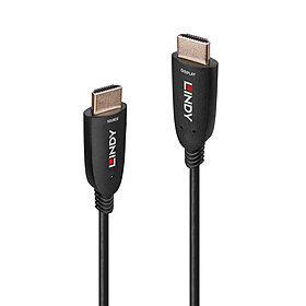 LINDY 38510 HDMI-kabel HDMI Aansluitkabel HDMI-A-stekker 10.00 m Zwart 8K UHD