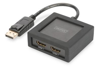 DIGITUS Professional DS-45403 - Video/audiosplitser - 2 x HDMI - desktop DIGITUS Professional DS-45403 - Video/audiosplitser - 2 x HDMI - desktop
