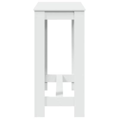 Bartafel 102x50x103,5 cm bewerkt hout wit Bartafel 102x50x103,5 cm bewerkt hout wit