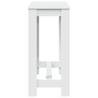 Bartafel 102x50x103,5 cm bewerkt hout wit - thumbnail