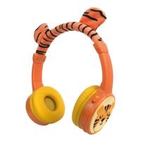 Mobilize Wireless/Wired Over Ear Kids Headphone 85dB Tiger - thumbnail
