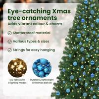 VidaXL Kunstkerstboom groen 240 cm pvc en staal en kunststof - thumbnail