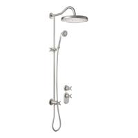 Regendouche set Tres Clasic | Inbouw | Thermostaatkraan | 2-weg | Vintage | RVS look - thumbnail