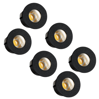 6 PACK - LED's Light PRO mini inbouwspot 3 cm - Voor overkapping, veranda's en inbouwplafonds - Dimbaar - 3 Kleuren plaatjes 6 PACK - LED's Light PRO mini inbouwspot 3 cm - Voor overkapping, veranda's en inbouwplafonds - Dimbaar - 3 Kleuren plaatjes
