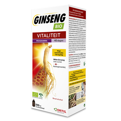 Ortis Ginseng Bio Vitaliteit 500ml