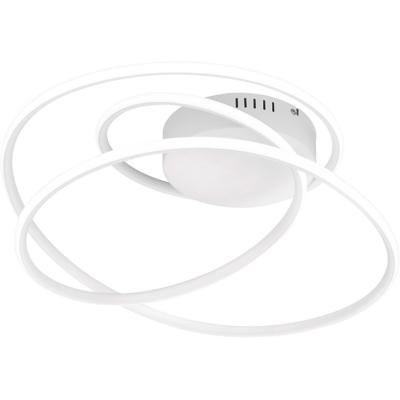 Dimbare LED Plafondlamp 36W - Natuurlijk Wit 4000K - Mat Wit Aluminium