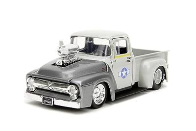 JADA TOYS Street Fighter 1956 Ford pick-up met Guile figuur Kant-en-klaar model Personenauto (model) JADA TOYS Street Fighter 1956 Ford pick-up met Guile figuur Kant-en-klaar model Personenauto (model)