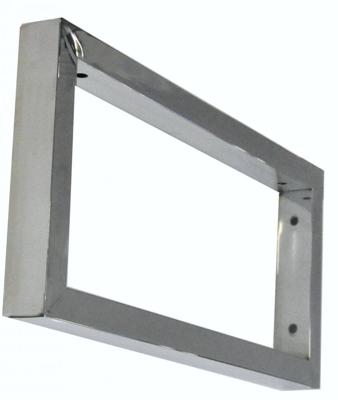 Chroom Vierkante Supportbeugel 46X22 Aqua Splash