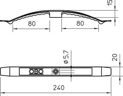 OBO Bettermann 2204878 Kabelklem 100 stuk(s)